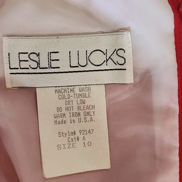 Leslie Lucks Red Polka Dot Dress - Picture 3 of 12